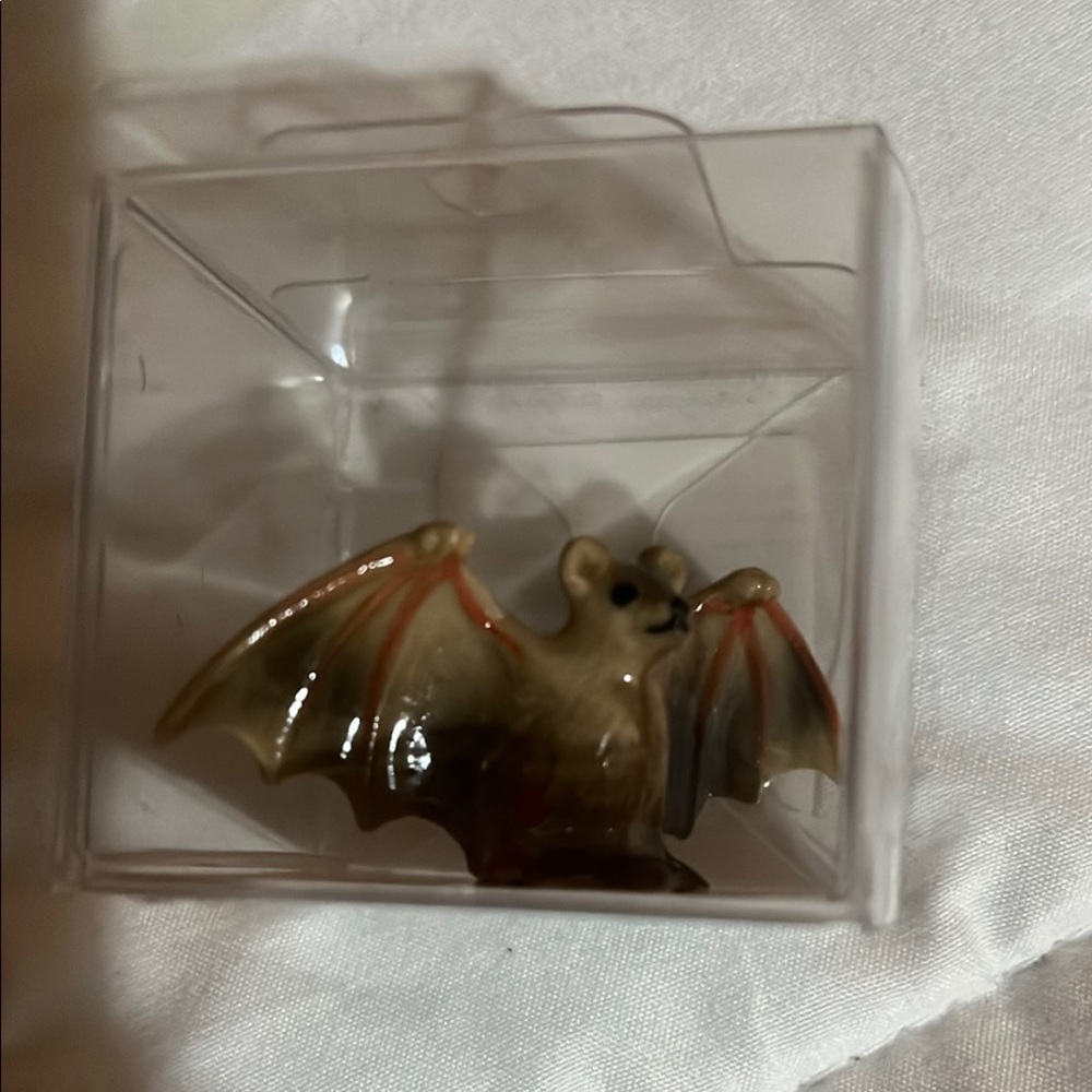 Ceramic Bat Figurine
